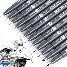 HTVRONT Micro Pens Fineliner Drawing Pens - 13 Pack Artist Pens Fine Liners S