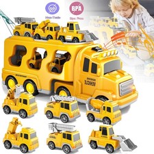 Toddler Truck Kids Fire Car Toys for 3+ Boys Gifts Mini Vehicle with Light Sound