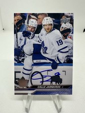 Calle Jarnkrok Signed Autograph 2023-24 Upper Deck Card #420 Kraken Maple Leafs