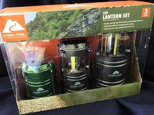 OZARK TRAIL LED LANTERN SET camping / emergency NEW IN BOX!