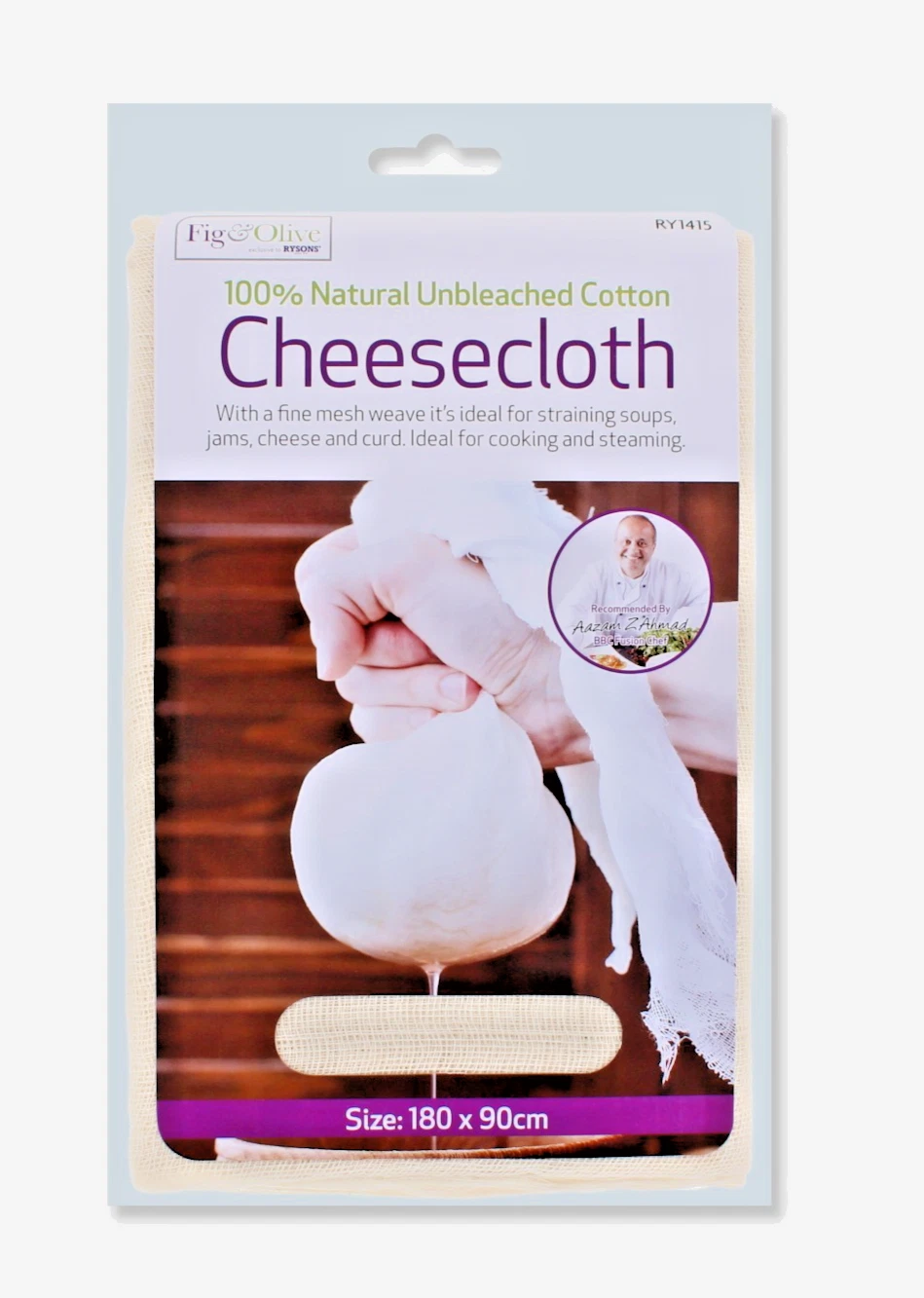 100% Cotton Cheese Cloth 180x90cm Unbleached Muslin Straining Cooking Cloth