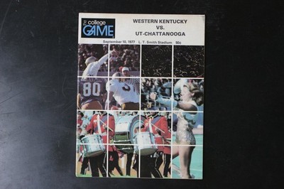 The College GAME September 10 1977 Western Kentucky UT-Chattanooga Football