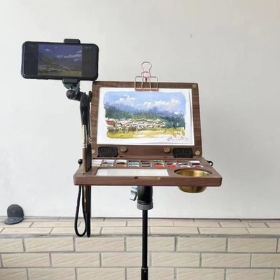 Aquarellpalette, zusammenklappbares Farbtablett für Acryl- und Ölgemälde,