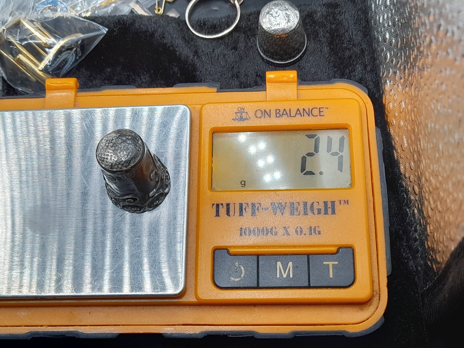 Ornate 925 Sterling Silver Thimble - Small Piece Of A Bygone Era 