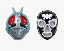 Kamen Rider Mask and Shocker Cosplay Set Classic Tokusatsu Collectible from Japa