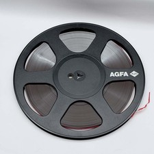 AGFA Kunststoff Tonbandspule 10,5 Zoll 26,5 cm mit Band gebraucht