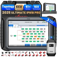 2025 USED XTOOL IP919PRO ECU Program Key Programmer Diagnostic Tool Topo Mapping