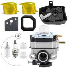 Carburetor Air Filter Kit For Ryobi RY251PH RY253SS RY254BC 2 Cycle 25.4cc 25cc