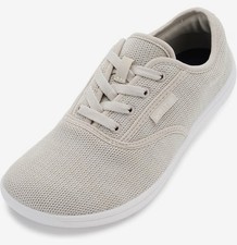 WHITIN Women  s Knit Lace-Up Barefoot Zero-Drop Wide Toe Sneakers 8.5 NWOT