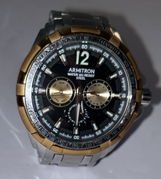 ARMITRON Men's Multi-Function Stainless Steel Wri… - image 3