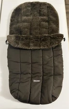 MACLAREN Baby Stroller Footmuff Fleece Lined Winter Warm Insulated~Brown