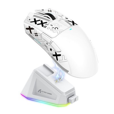 ATTACK SHARK X11 Gaming Maus Magnetische Ladestation 22000 DPI - UVP 41£