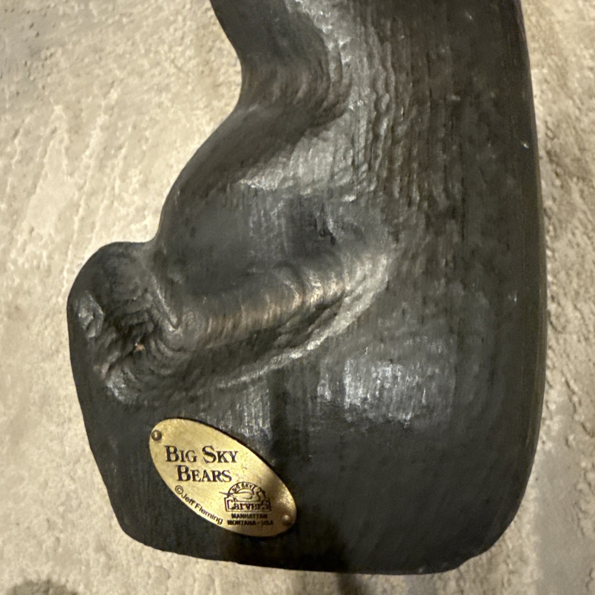 Big Sky Bear (Mikey) Rare Jeff Fleming Big Sky Carvers Black Bear