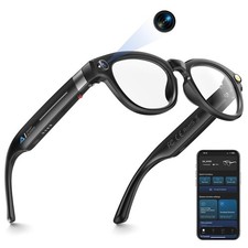 8MP Camera Glasses, AI Smart Glasses with Real-Time Translation  Object Anal...