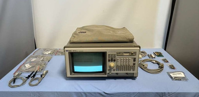 HP 1662CS Logic Analyzer Oscilloscope w/ 10430A Probes, Cables & Accessories