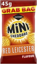 Jacobs Mini cheddars Red Leicester Pack of 30 x 45 gm