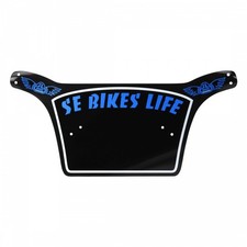 SE Bikes Life Number Plate Black/White/Blue -...