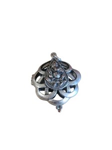 Ganesha Pendant Hindu Elephant On Front Open Up 2"×1.5"