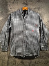 Forge FR Flame Resistant Work Shirt Mens Small NFPA 2112 CAT 2 Cotton Western