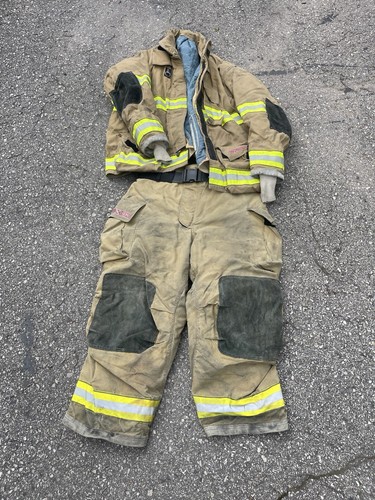 Firefighter Globe Turnout Bunker Coat 50x32 G-Xtreme 2015 Pants 46x30 - Picture 2 of 10