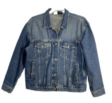 VTG Dkny Women's Denim Jacket S Oversized Official New York 80s 90s USA