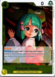 Kouzuki Hiyori OP13-104 Carrying On His Will Rare Foil
