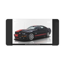 2007 Ford Mustang Shelby Gt500 2 License Vanity Plate