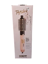 Conair Tayshia 2-in-1 Double Ceramic Hot Air Brush Day to Night Dry As You Style