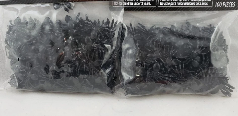 Lote de 2 confeti araña 3D Way To Celebrate Halloween 100 unidades Foto 3 de 3