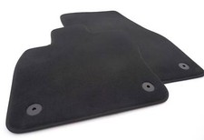 NEU Fußmatten für VW Caddy V 2021> passend Velours Automatten Matten 2x Schwarz