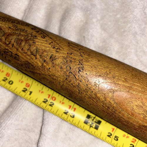 AUTHENTIC VINTAGE ADIRONDACK 212 PROFESSIONAL VIC WERTZ MODEL BASEBALL BAT RARE - Picture 6 of 9
