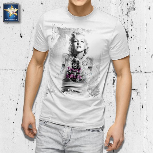 T-shirt maglietta Marilyn Monroe icona fashion moda idea regalo moda uomo - Picture 3 of 11