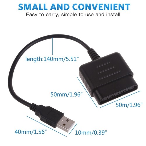 Adapter Converter USB Adapter Converter Cable PS1 PS2 to PS3 PC Games - Picture 8 of 8