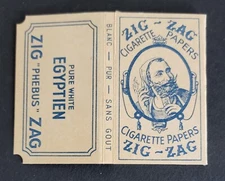 WWII Occupation Era ZIG~ZAG Cigarette Rolling Papers EGYPTIEN Marked Made in USA