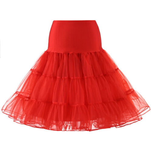 Vintage-Kleid Retro-Petticoat 50Er-Jahre-Unterrock Ausgefallener Netzrock ( - Bild 7 von 22