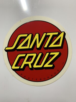スケートボード 80s Santa cruz skateboards sticker スケートボード 80s Santa cruz skateboards sticker SANTA CRUZ