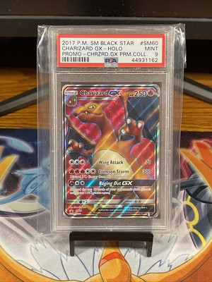 Charizard GX Promo Full Art SM60 PSA 9 Black Star 2017 | eBay