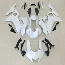 Unpainted White Fairings Kit For YAMAHA YZF R6 2017 2018 2019 2020 ABS Bodywork