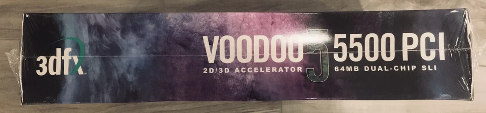 3dfx Voodoo5 5500 PCI 64MB SLI Graphics Card [V555364] (Sealed, New in Box) - Image 2 of 4