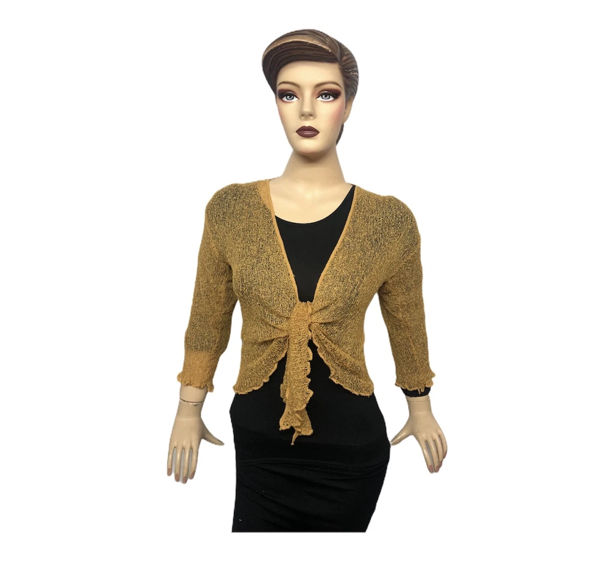 gold bolero shrug products for sale | eBay UK gold bolero shrug products for sale | eBay UK