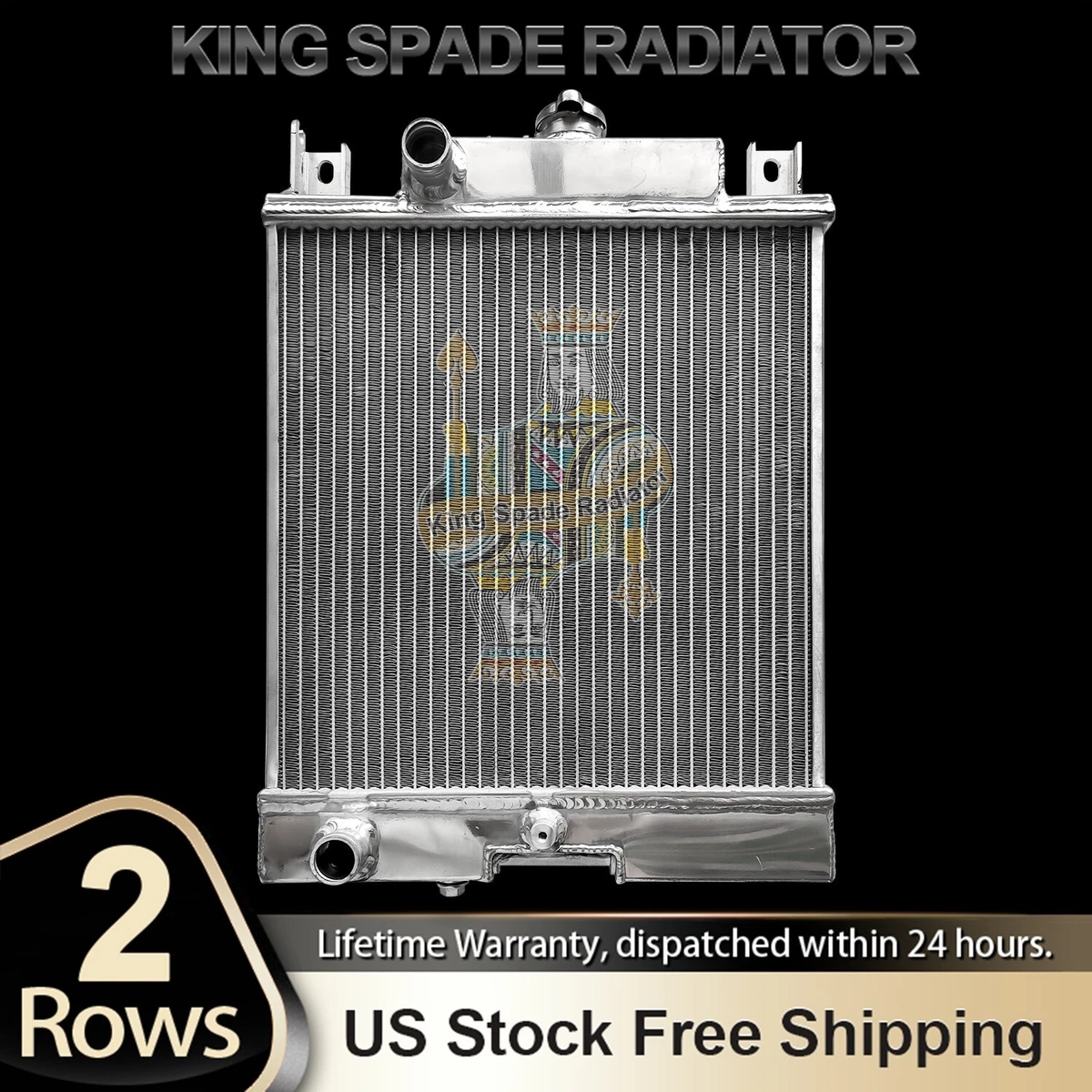 2Row Radiator for 1989-1994 Suzuki Swift Geo Metro GTI Sprint MT 