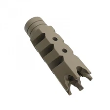 V Innovations Cerakote FDE 5/8x24 .300 .308 7.62 Compensator Steel Muzzle Brake