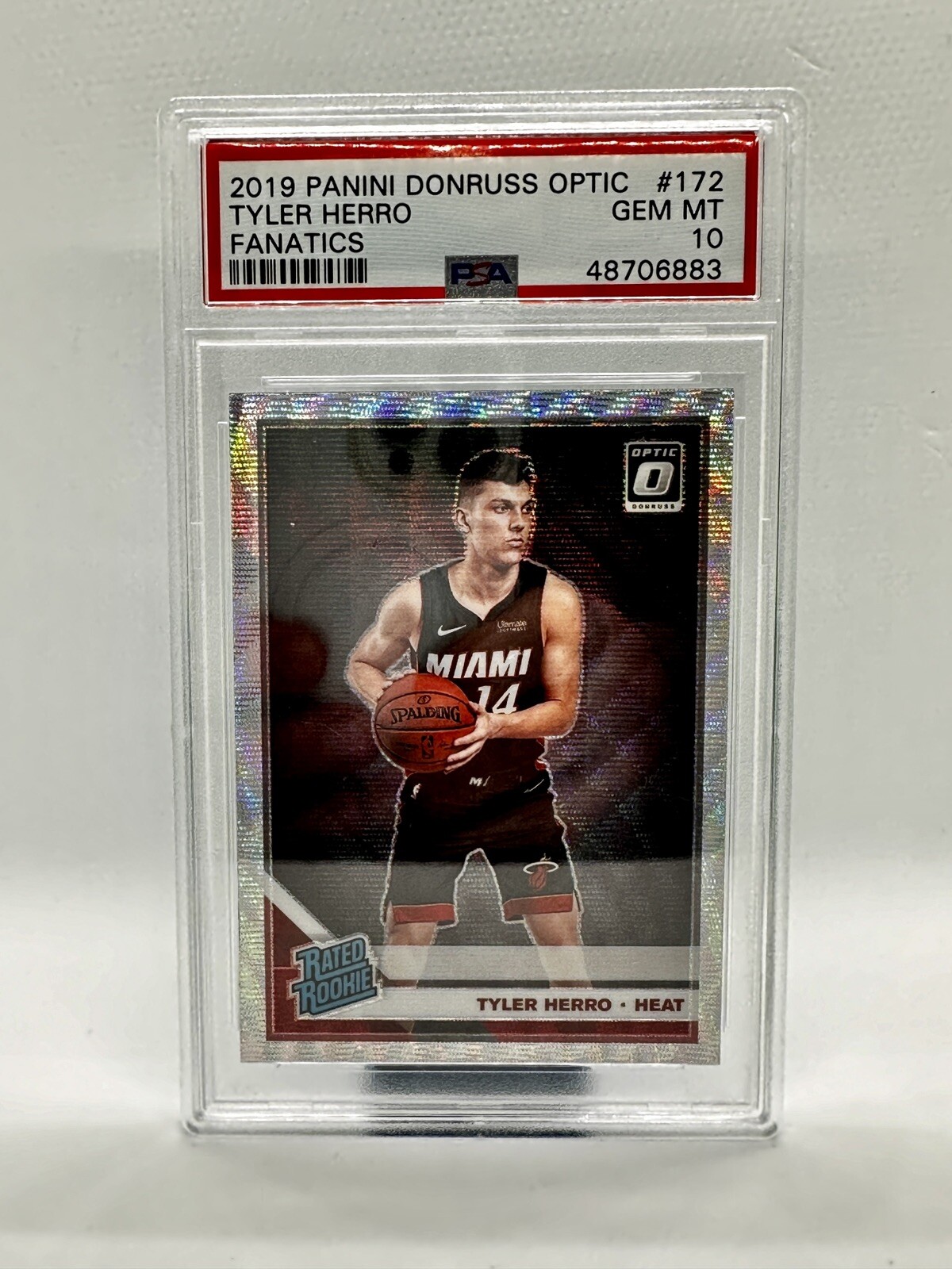 Tyler Herro 2019-20 Rookie Card #175 (PSA 10 Gem Mint) Panini