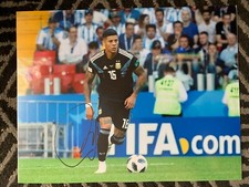 Argentina Marcos Rojo Autographed Signed 11x14 Photo COA #2