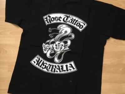 rose tattoo band T-shirt Cotton Tee For Men Women S-5XL