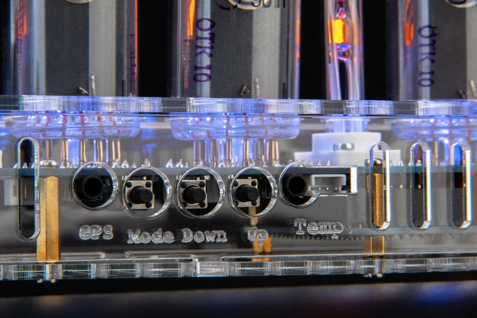 IN-18 Arduino Shield Nixie Tubes Clock in Acrylic Case [TUBES OPTIONAL] - Image 3 of 4