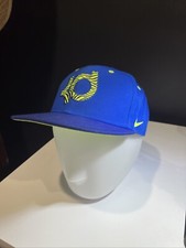 Nike Kevin Durant Snapback Zebra KD Hat Royal Blue Navy Bill Lime Youth SZ READ