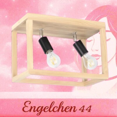 Deckenlampe Lampe Brilliant Leuchte Nerea Deckenleuchte Lampe 2flg E27 Holz