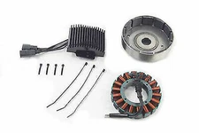 Alternator Charging System 50 Amp Kit for Harley Davidson by V-Twin
