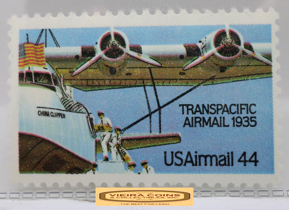 1935 USA Airmail Transpacific Airmail 44 Cents Stamp - #S41413NQ